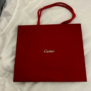 Cartier shopping bag